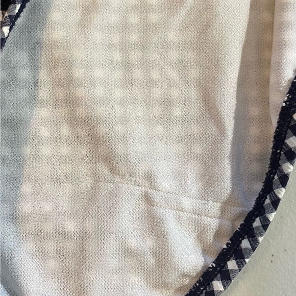 NWT 2 Draper Small James Red and Navy Gingham One-Piece Swimsuit Set - Picture 6 of 13